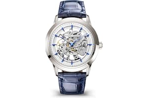 ROLLSTIMI Pagani Design 1638 Męski zegarek automatyczny 43 mm szkieletowy zegarek męski automatyczne szkło szafirowe obudowa ze stali nierdzewnej skórzany pasek luksusowy zegarek sportowy