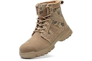 COOU Chaussures de Sécurité Hommes Femmes Légère Basket de Securite Montante Confortable Bottines de Travail avec Embout en Acier