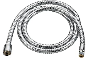 Grünblatt Ersatz Schlauch für Küchenarmatur mit Geschirrbrause 150 cm Edelstral Chrom Doppel-Lock