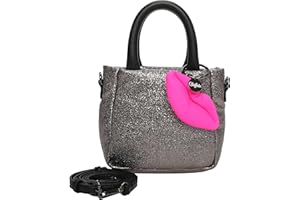 Buffalo Damen Boxy24 Glitter Dark Grey Cross