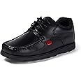 Kickers Fragma Boys Lace Up School Shoe in Black