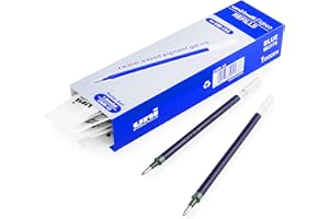 Uni-Ball Signo UM-153 - Confezione da 12 ricariche per penna con punta da 1,0 mm, inchiostro gel, colore: Blu