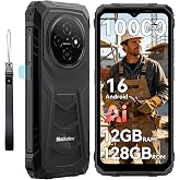 Blackview Android 16 Unbreakable Mobile &ndash; Battery 10000mAh, 12GB RAM+128GB ROM/TF 2TB Mobile Rugged, 6.56" HD+ 90Hz Mobile Ph