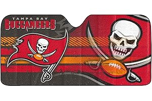 Fanmats NFL Tampa Bay Buccaneers Universal Auto Shade, Rot, Einheitsgröße