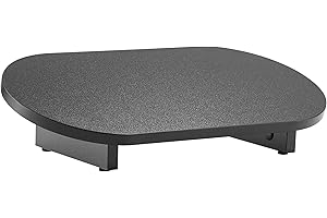 RICOO Supporto PC portatile FS0117 Rialzo da Laptop per scrivania Inclinazione 18 Gradi Piedistallo da tavolo per schermo notebook 48 x 24 x 13 cm