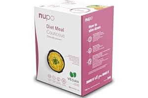 NUPO Diet Meal Cuscus - Pasto dietetico premium per la gestione del peso I Pasto sostitutivo completo per il controllo del peso I 10 porzioni I Vegano, senza OGM
