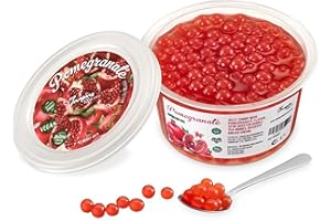 THE INSPIRE FOOD COMPANY INSPIRE FOOD Bubble Tea Popping Boba Granada 450 gramos | Prepara delicioso boba tea en casa | listo para usar sin necesidad de cocinar