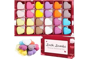 CHEPULA 24 szt. Zestaw upominkowy do kąpieli, kulki do kąpieli, indywidualne opakowanie, relaksujący zestaw kosmetyczny prezent dla dziewczyn, dzieci, kobiet, mamy, dziewczyny, na urodziny, walentynki, Dzień