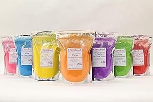 Classikool Holi Festival Throwing Powder: 7 Colours for 5K Runs, Marathons & Parties (7 Colour Set: All 500g, 500g)