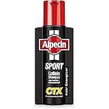 Alpecin Sport Coffein Shampoo CTX, 1 x 250 ml | Quando il fabbisogno energetico aumenta, ricarica di energia le radici e aiut