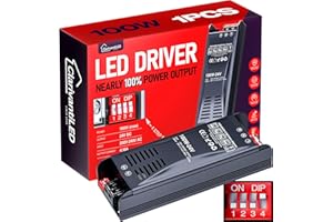 ClarivantiLED Transformateur LED dimmable 24v 100W 4.16A 1pcs 230V 220V Alimentation DC Transfo pour ruban driver alimentation basse tension transfo pour LED power supply tranformateur alim 24v