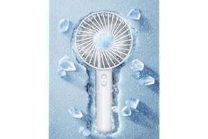 day wolf Handventilator Mit Eisball, Mini Ventilator Schnelle Abkühlung In 10 Sekunden, 3-In-1 Wiederaufladbarer Ventilator Klein Für Büro Reisen Zuhause