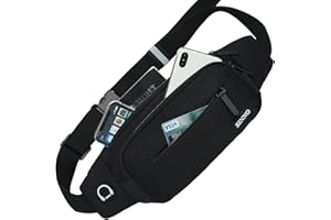 SINNO Bumbag Fanny Pack for Women Men Waist Pack Bum Bag with 4-Zipper Pockets for Biking Running Jogging Traveling Outdoors Workout Cycling Fitness Hiking