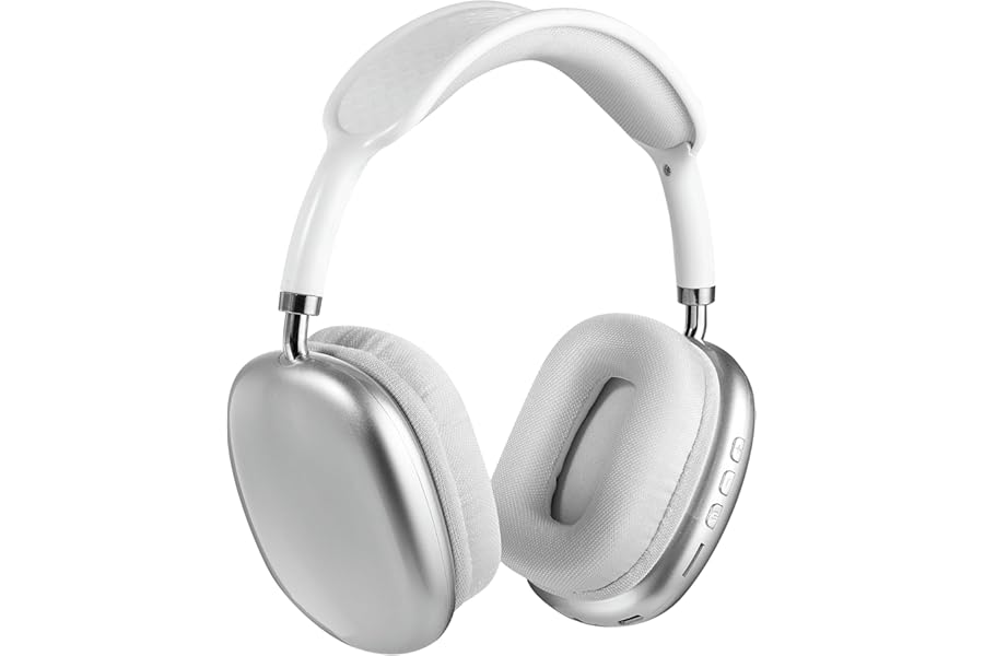 Amplify Stellar Series Bluetooth Headphones | 55H Playtime Wireless Over-Ear Headphones | USB-C Charging | AUX Mode | Built-I