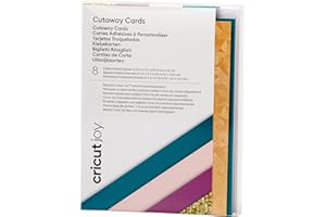 Cricut Joy Cutaway Cards | CORSAGE | 10,8 cm x 14 cm (4,25 x 5,5) | 8 pack | Pour une utilisation avec Cricut Joy