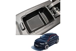 MEDZUK Kompatibel mit Opel Mokka B | Mokka-e 2020-2024 2025 Auto Mittelkonsole Aufbewahrungsbox Armlehnen Tray Center Console Organizer Handschuhfach Zubehör (Schwarz)