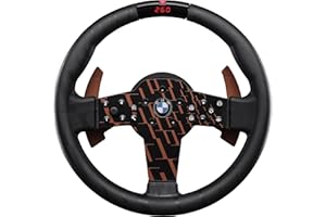 FANATEC CSL Volant de Course BMW Xbox Sim sous Licence Officielle – Prise Caoutchoutée, RevStripe Intégré, Menus de Réglage, Palettes de Changement de Vitesse en Métal, pour PC, PS5, PS4