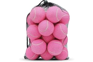 SHYUJAJIE Palline da tennis, confezione da 20 palline da tennis per allenamento, ad alta elasticità, per principianti, esercizio fisico per cani