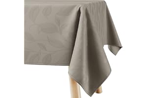 Filumi Tovaglia 150x350 cm beige, lavabile, per interni ed esterni, motivo geometrico Amalu