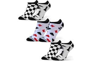 sesto senso Lustige Sneaker Socken Baumwolle Bunte Füßlinge Damen Herren 1-3 Paar Funny Socks