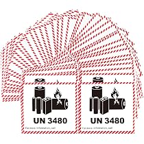 thumbnail image 2 of 20 Lithium Ion Battery UN3481 Shipping Labels - 4.375 X 4.75, Sticker Packaging Box Safety Labels 2 of 4