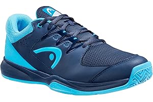 HEAD Herren Grid Indoor Shoe, Dark Blue/Aqua Squash-Schuh