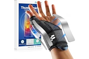 Fitomo Tutore Pollice, Tutore Tunnel Carpale 2 in 1 per Tenosinovite di De Quervains, Artrite, dito a Scatto, Tendinite, Sollievo dal Dolore del Tunnel Carpale e Distorsione del Pollice