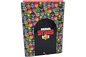 CYPBRANDS Brawl Stars- Carpeta Solapas, Material escolar, Carpersanos, Archivadores, Multicolor, Producto oficial (CyP Brands)
