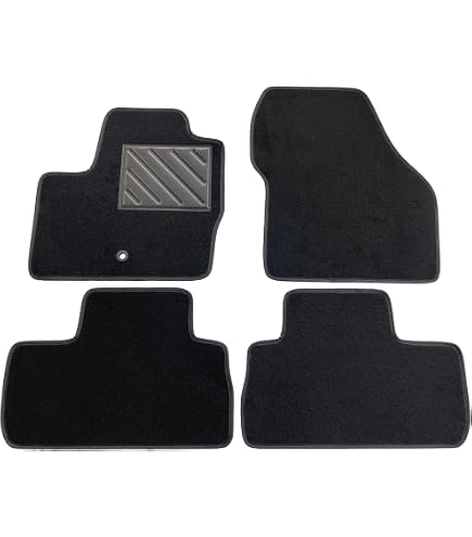 J&J Automotive Tappetini In TPE Per Land Rover Freelander 2 (2006-2014) – Set 4 Pezzi, Nero, Impermeabili, Inodori, Bordo Rialzato 4 Cm - 4