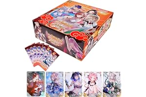FORHOME Karty anime, 150 anime Waifu Trading Cards, karty kolekcjonerskie Anime Solitaire, anime Girls Transaction Card 1-Yuan, zestaw dla studentów, fanów i entuzjastów anime