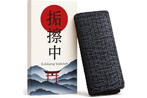 Japansk tvättlapp, nylon exfolierande duschhandduk tillverkad i Japan, 1 pack