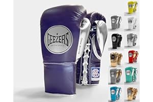Geezers Boxing Elite Pro Special Edition Fight gloves, Premium Leather, Mens and Womens Fight Glove, Approved by the BBBofC for all professional fights.
