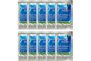 Anti-snoring Device Replacement Patch,CalmGeek 10pcs Self-adhensive Electrodes Replacement Pad for Intelligent Snore Stopper Infrared Ray Detects Wristband