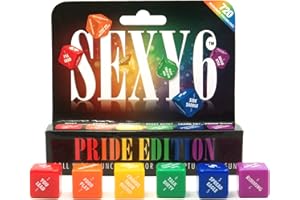 CREATIVE CONCEPTIONS Ideas y juegos-Kits marca Sexy 6 Dice Sexy 6 Dice - Pride Edition