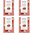 Himalaya Youth Radiance Edelweiss & Pomegranate Face Sheet Masks, Single Use Cotton Facial Sheet Mask Antioxidant Rich to Rejuvenate and Revitalize Skin | with Hyaluronic Acid, Count of 4