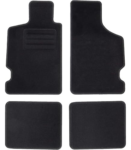 Tapis De Sol Velours Noir J&J Automotive - Pour Citroën Xsara 1997-2004 - Antidérapant Et Renforcé