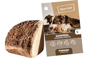 Chewies Kauwurzel für Hunde aus Baumheide Wurzel - 100 % natürliches Hunde-Spielzeug risikoarm & langlebig: Für Hunde bis 10 kg Körpergewicht, S (1er Pack)