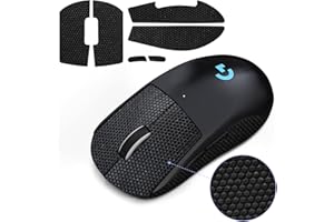 JINGDU Mouse Grip Tape for Logitech G Pro Wireless X Superlight, Ruban de Préhension pour Souris Compatible avec Logitech G Pro Wireless X Superlight, Résistant à la Transpiratio,Noir
