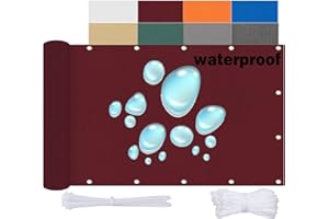 ACUY Balkon Sichtschutz 105x900cm Blickdichte Blickdichte Balkonumspannung Knitterfrei für den Gartenzaun oder Balkon