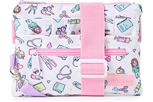 Nurse Is Love Sac Banane Femme - Pochette Ceinture Infirmiere & Aide Soignante - Ceinture Porte-Outil | Sacoche Banane Utile pour Ciseaux Infirmier & Pansement Compressif | Accessoires