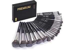 ‎MAANGE Make Up Pinsel Set MAANGE Professionelles 25 Pcs Pinselset makeup, Kosmetikpinsel Foundation Gesicht, Augen, Lippen pinsel Lidschatten pinsel Schminkpinsel Set with schwarze Geschenkbox
