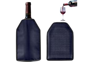 HI FINE CARE Borsa refrigerante per bottiglie di vino in gel, con manicotto per congelatore, vodka, tequila, refrigerator Casa e Regalo Vino