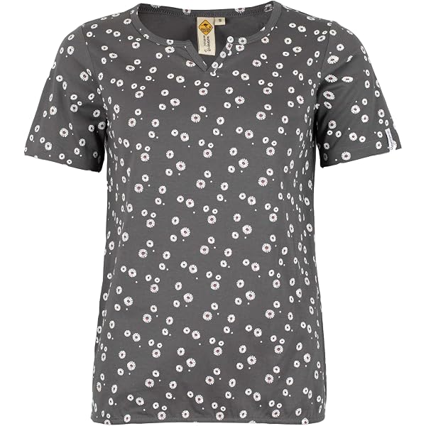 ROADSIGN Australia Damen Basic T-Shirt Mit Stickprint – Bequem, Weich & Vielseitig Kombinierbar