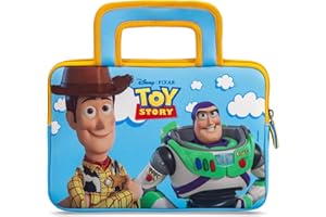 Pebble Gear Disney Toy Story kids bag - universal carrying case suitable for 7 inch kids tablets, companion for kindergarten, travel and vacation, protection for toys, headphones, accessories