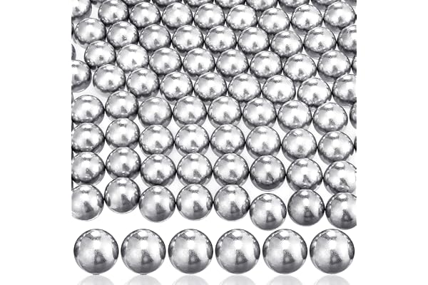 Gisafai 150 Pcs 68 Caliber Aluminum Paintball Ammo Practice Paintball Powerful Non Lethal for Shooting Training Practice