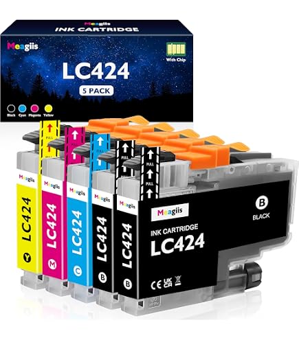 Cartouche D'encre Compatible Brother LC424 - Pour DCP-J1200W, Neuve
