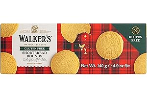 Walkers Shortbread Rotondi di pasta frolla senza glutine, 5 oz