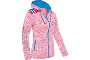 Nebulus Damen Fleecejacke NORSKA, warme Fleece Jacke, mit langem Full-Zip Reißverschluss