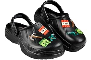 Minecraft Sabot Garçon, Claquette Enfant pour Jardin, Plage, Piscine - Idee Cadeau