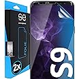 s.e Schutzfolie für Samsung Galaxy S9, 2 Stück, Full Screen, Positionierhilfe, S9 Panzerfolie, transparente Displayfolie, fun
